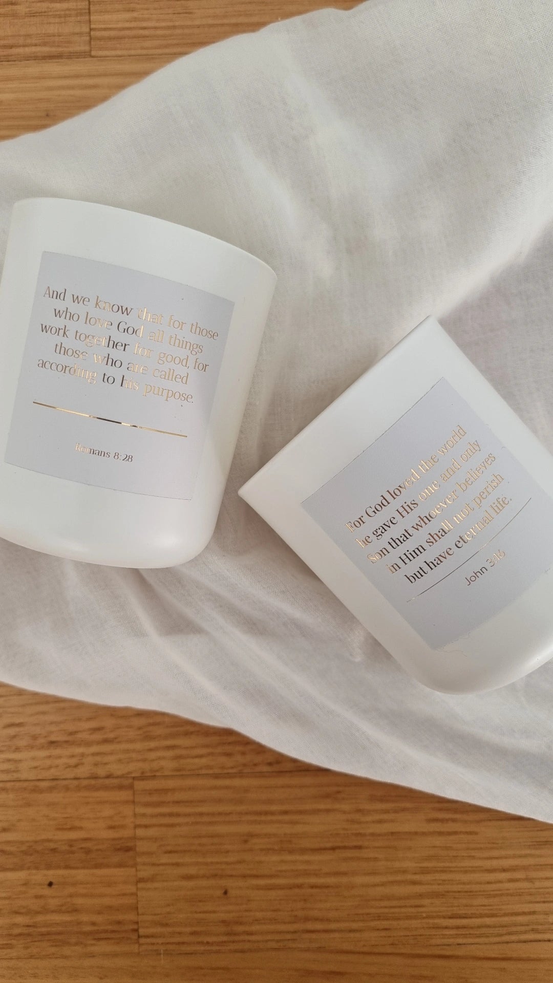 Scripture Candles