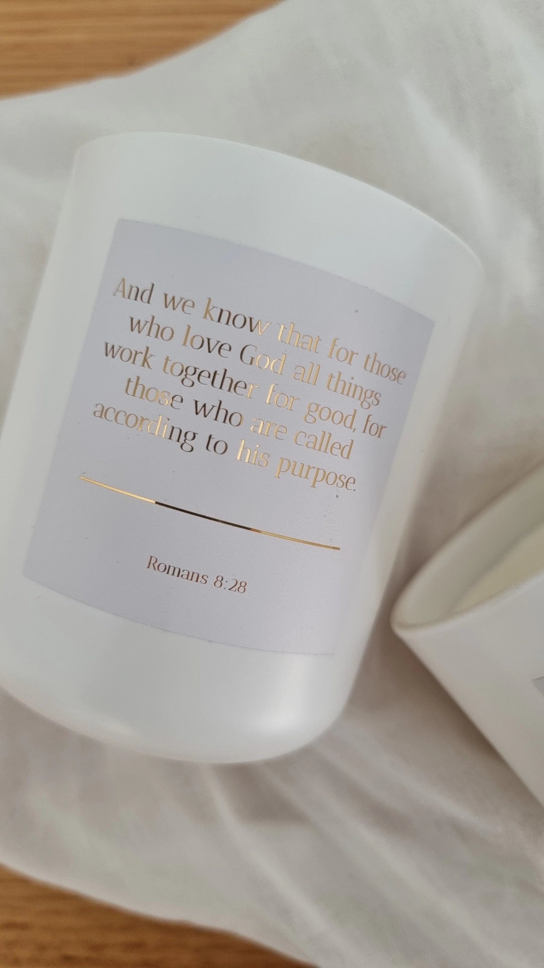 Scripture Candles