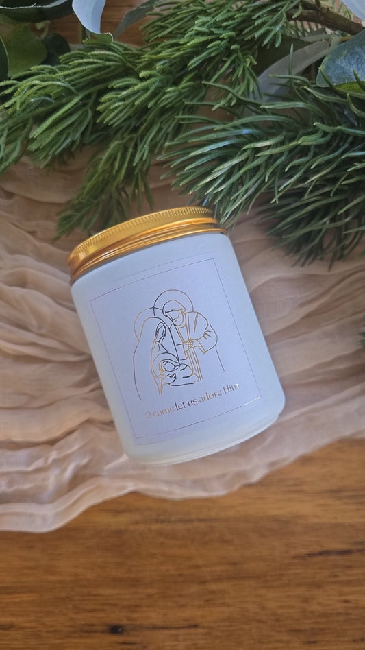 Nativity Candle